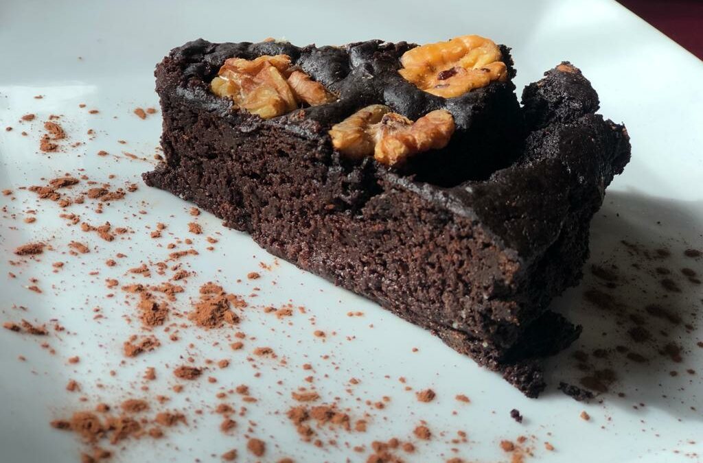 Browni saludable de boniato