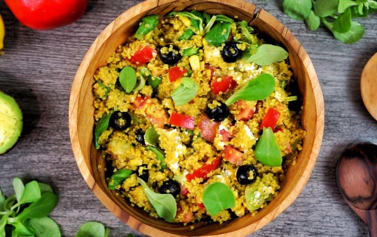 Ensalada de Quinoa con verduras